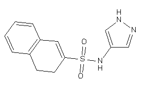 Image of N-(1H-pyrazol-4-yl)-3,4-dihydronaphthalene-2-sulfonamide