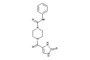 Image of 4-(2-keto-4-imidazoline-4-carbonyl)-N-phenyl-piperazine-1-carboxamide