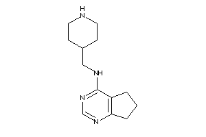 6,7-dihydro-5H-cyclopenta[d]pyrimidin-4-yl(4-piperidylmethyl)amine