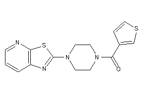 (4-thiazolo[5,4-b]pyridin-2-ylpiperazino)-(3-thienyl)methanone