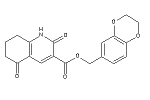 Image of 2,5-diketo-1,6,7,8-tetrahydroquinoline-3-carboxylic Acid 2,3-dihydro-1,4-benzodioxin-6-ylmethyl Ester