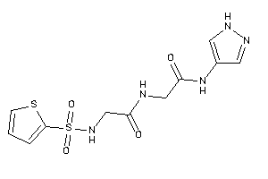 N-[2-keto-2-(1H-pyrazol-4-ylamino)ethyl]-2-(2-thienylsulfonylamino)acetamide