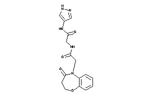 Image of 2-[[2-(4-keto-2,3-dihydro-1,5-benzoxazepin-5-yl)acetyl]amino]-N-(1H-pyrazol-4-yl)acetamide