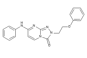 Image of 7-anilino-2-(2-phenoxyethyl)-[1,2,4]triazolo[4,3-a]pyrimidin-3-one