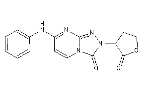 Image of 7-anilino-2-(2-ketotetrahydrofuran-3-yl)-[1,2,4]triazolo[4,3-a]pyrimidin-3-one