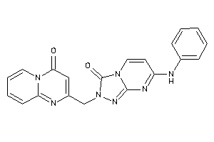 2-[(7-anilino-3-keto-[1,2,4]triazolo[4,3-a]pyrimidin-2-yl)methyl]pyrido[1,2-a]pyrimidin-4-one