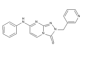 Image of 7-anilino-2-(3-pyridylmethyl)-[1,2,4]triazolo[4,3-a]pyrimidin-3-one