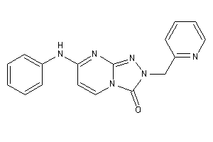 Image of 7-anilino-2-(2-pyridylmethyl)-[1,2,4]triazolo[4,3-a]pyrimidin-3-one