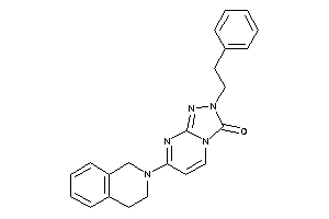 7-(3,4-dihydro-1H-isoquinolin-2-yl)-2-phenethyl-[1,2,4]triazolo[4,3-a]pyrimidin-3-one