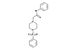 2-(4-besylpiperazino)-N-phenyl-acetamide