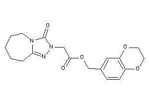 Image of 2-(3-keto-6,7,8,9-tetrahydro-5H-[1,2,4]triazolo[4,3-a]azepin-2-yl)acetic Acid 2,3-dihydro-1,4-benzodioxin-6-ylmethyl Ester