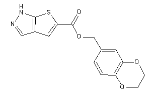 Image of 1H-thieno[2,3-c]pyrazole-5-carboxylic Acid 2,3-dihydro-1,4-benzodioxin-6-ylmethyl Ester