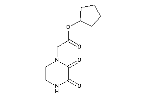2-(2,3-diketopiperazino)acetic Acid Cyclopentyl Ester