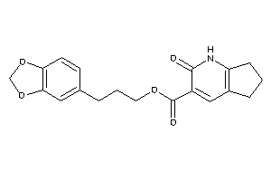 2-keto-1,5,6,7-tetrahydro-1-pyrindine-3-carboxylic Acid 3-(1,3-benzodioxol-5-yl)propyl Ester