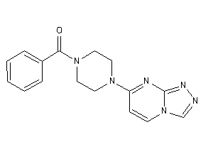Image of Phenyl-[4-([1,2,4]triazolo[4,3-a]pyrimidin-7-yl)piperazino]methanone
