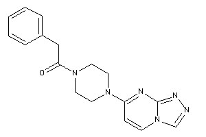 2-phenyl-1-[4-([1,2,4]triazolo[4,3-a]pyrimidin-7-yl)piperazino]ethanone