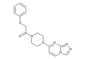 Image of 2-phenoxy-1-[4-([1,2,4]triazolo[4,3-a]pyrimidin-7-yl)piperazino]ethanone