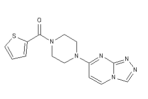 Image of 2-thienyl-[4-([1,2,4]triazolo[4,3-a]pyrimidin-7-yl)piperazino]methanone