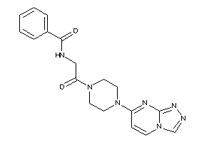 N-[2-keto-2-[4-([1,2,4]triazolo[4,3-a]pyrimidin-7-yl)piperazino]ethyl]benzamide