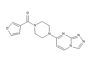 Image of 3-furyl-[4-([1,2,4]triazolo[4,3-a]pyrimidin-7-yl)piperazino]methanone