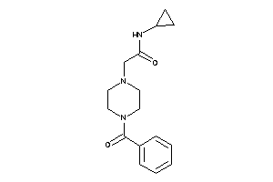 2-(4-benzoylpiperazino)-N-cyclopropyl-acetamide