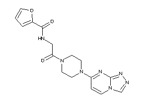 N-[2-keto-2-[4-([1,2,4]triazolo[4,3-a]pyrimidin-7-yl)piperazino]ethyl]-2-furamide