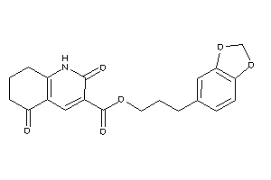 Image of 2,5-diketo-1,6,7,8-tetrahydroquinoline-3-carboxylic Acid 3-(1,3-benzodioxol-5-yl)propyl Ester