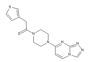 Image of 2-(3-thienyl)-1-[4-([1,2,4]triazolo[4,3-a]pyrimidin-7-yl)piperazino]ethanone