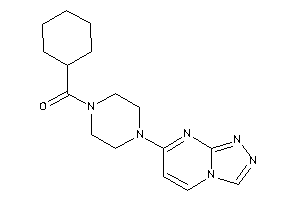 Image of Cyclohexyl-[4-([1,2,4]triazolo[4,3-a]pyrimidin-7-yl)piperazino]methanone