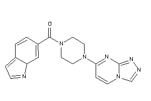Image of 7aH-indol-6-yl-[4-([1,2,4]triazolo[4,3-a]pyrimidin-7-yl)piperazino]methanone