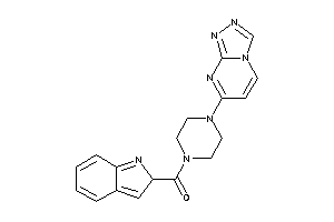 Image of 2H-indol-2-yl-[4-([1,2,4]triazolo[4,3-a]pyrimidin-7-yl)piperazino]methanone