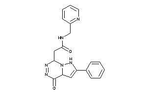 Image of 2-(4-keto-2-phenyl-3a,7-dihydro-1H-pyrazolo[1,5-d][1,2,4]triazin-7-yl)-N-(2-pyridylmethyl)acetamide