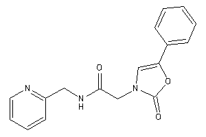 2-(2-keto-5-phenyl-4-oxazolin-3-yl)-N-(2-pyridylmethyl)acetamide