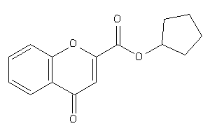 Image of 4-ketochromene-2-carboxylic Acid Cyclopentyl Ester