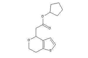 2-(6,7-dihydro-4H-thieno[3,2-c]pyran-4-yl)acetic Acid Cyclopentyl Ester