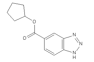 1H-benzotriazole-5-carboxylic Acid Cyclopentyl Ester