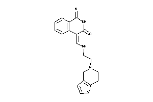 Image of 4-[[2-(6,7-dihydro-4H-thieno[3,2-c]pyridin-5-yl)ethylamino]methylene]isoquinoline-1,3-quinone