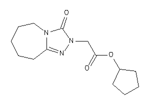 2-(3-keto-6,7,8,9-tetrahydro-5H-[1,2,4]triazolo[4,3-a]azepin-2-yl)acetic Acid Cyclopentyl Ester