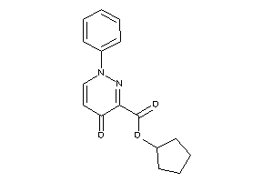 4-keto-1-phenyl-pyridazine-3-carboxylic Acid Cyclopentyl Ester