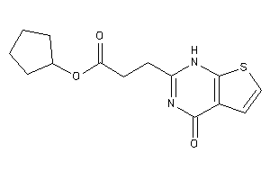 3-(4-keto-1H-thieno[2,3-d]pyrimidin-2-yl)propionic Acid Cyclopentyl Ester