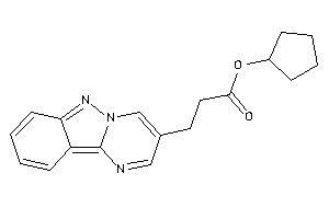 Image of 3-pyrimido[1,2-b]indazol-3-ylpropionic Acid Cyclopentyl Ester