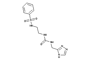 1-[2-(benzenesulfonamido)ethyl]-3-(4H-1,2,4-triazol-3-ylmethyl)urea