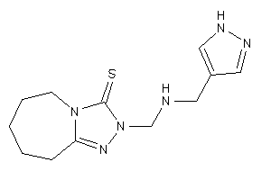 Image of 2-[(1H-pyrazol-4-ylmethylamino)methyl]-6,7,8,9-tetrahydro-5H-[1,2,4]triazolo[4,3-a]azepine-3-thione