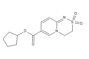 2,2-diketo-3,4-dihydropyrido[2,1-c][1,2,4]thiadiazine-7-carboxylic Acid Cyclopentyl Ester