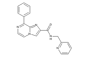 Image of 8-phenyl-N-(2-pyridylmethyl)imidazo[1,2-a]pyrazine-2-carboxamide