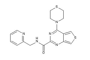 N-(2-pyridylmethyl)-4-thiomorpholino-thieno[3,4-d]pyrimidine-2-carboxamide