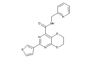 N-(2-pyridylmethyl)-2-(3-thienyl)-6,7-dihydro-[1,4]dioxino[2,3-d]pyrimidine-4-carboxamide