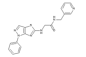 2-[(1-phenylpyrazolo[3,4-d]thiazol-5-yl)amino]-N-(3-pyridylmethyl)acetamide