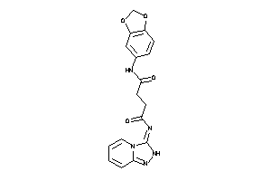 N-(1,3-benzodioxol-5-yl)-N'-(2H-[1,2,4]triazolo[4,3-a]pyridin-3-ylidene)succinamide
