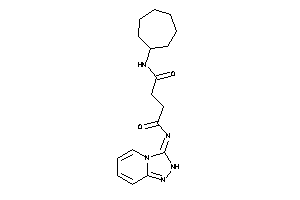N-cycloheptyl-N'-(2H-[1,2,4]triazolo[4,3-a]pyridin-3-ylidene)succinamide